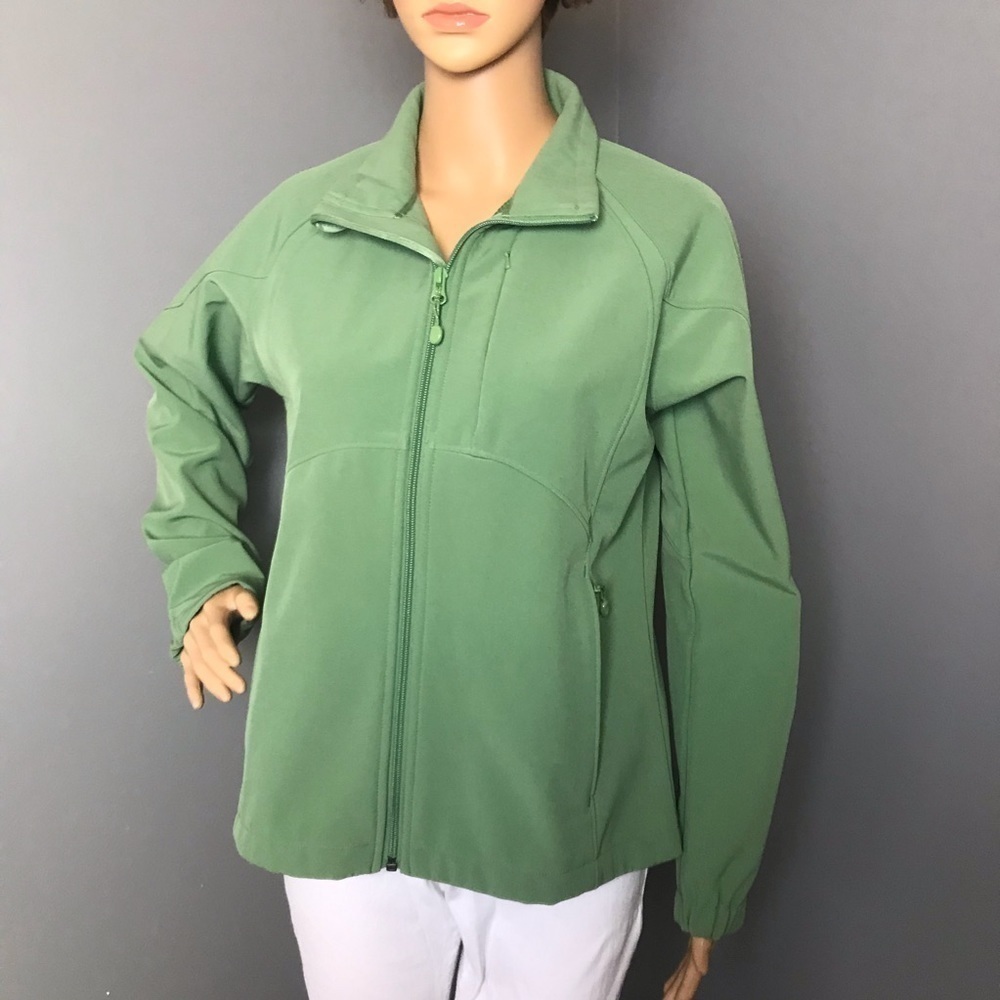 Black Diamond Windbreaker Spring Jacket Zip-Up Green Size Small